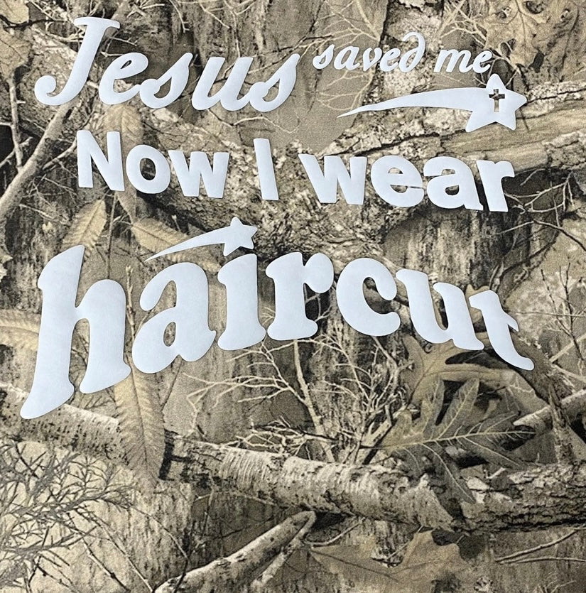 Jesus Camo Hoodie Blue