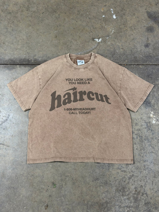 Haircut Fade Shirt Mocha