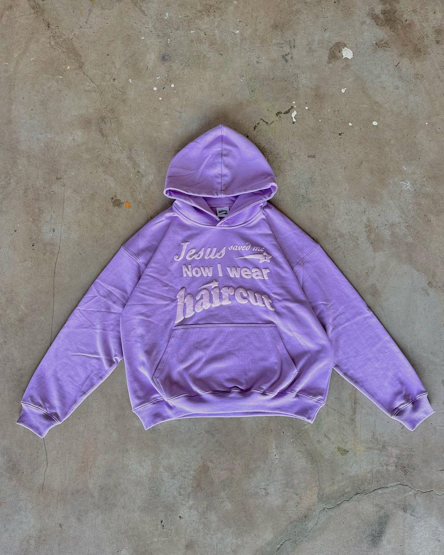 Lavender Jesus Hoodie Preorder