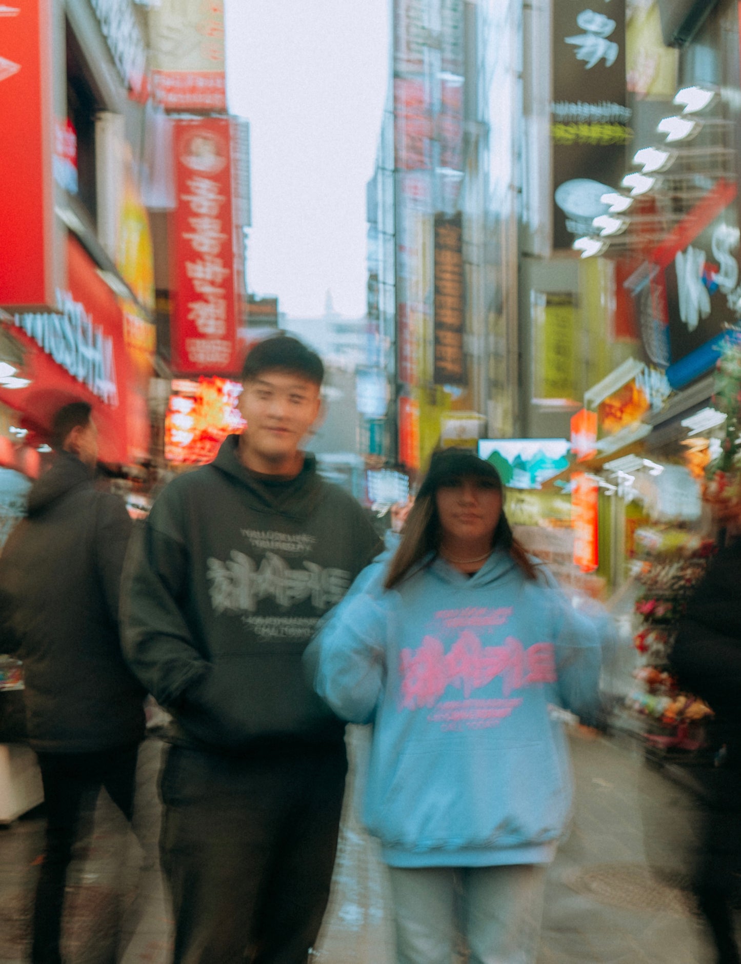 Korean Hoodie Charcoal