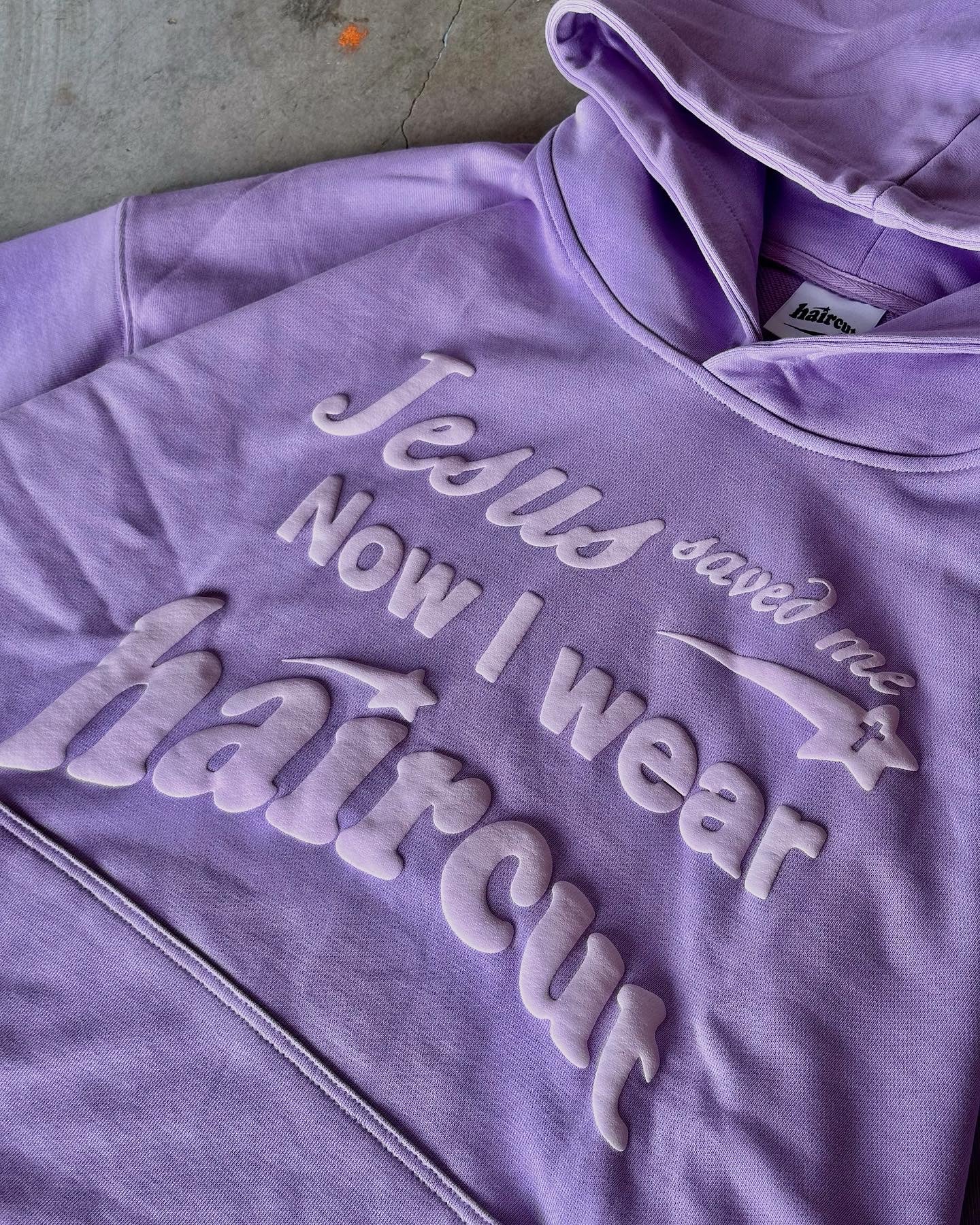 Lavender Jesus Hoodie Preorder