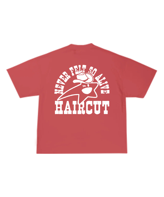 Haircut Cowboy Shirt Red