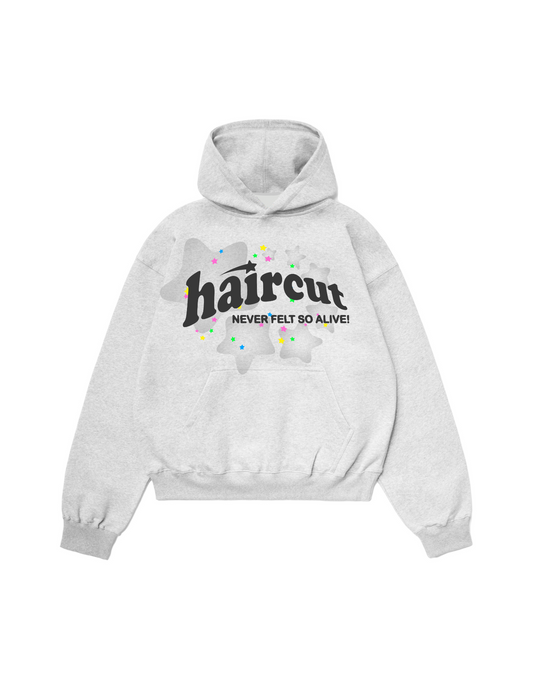 Transparent Star Hoodie Grey