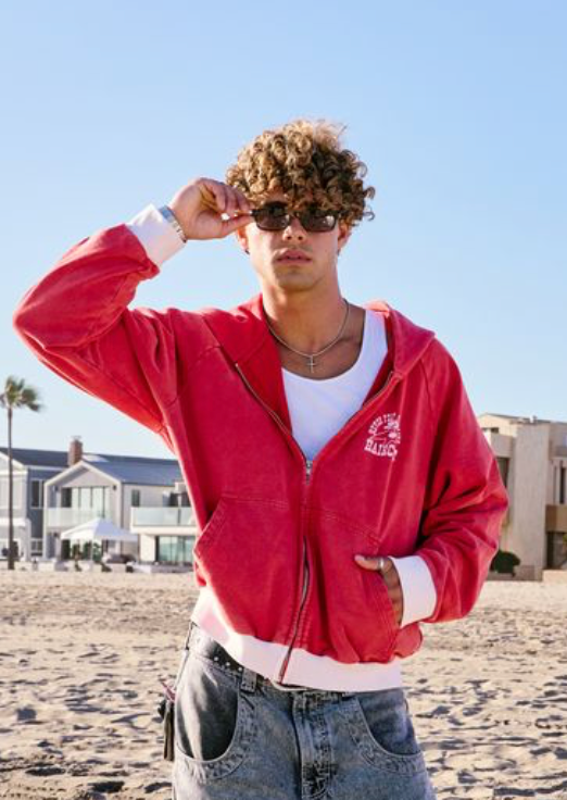 Cowboy Zip Up Red