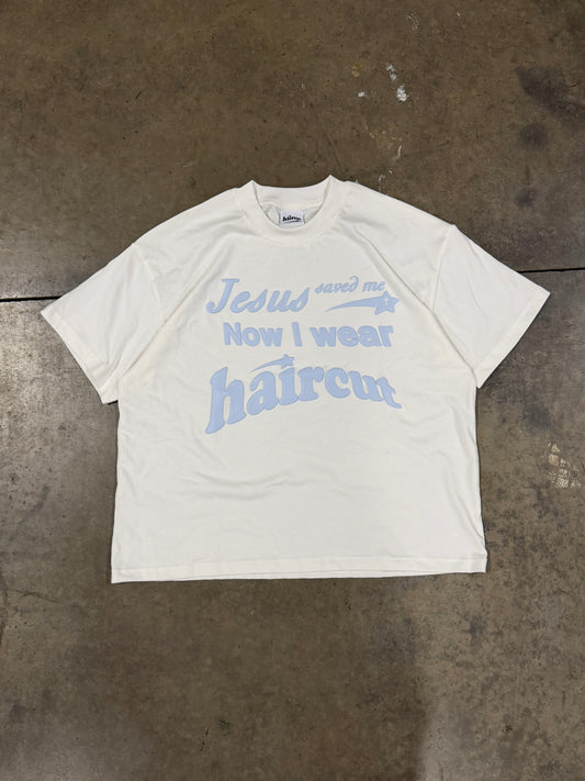 Haircut Jesus Shirt White