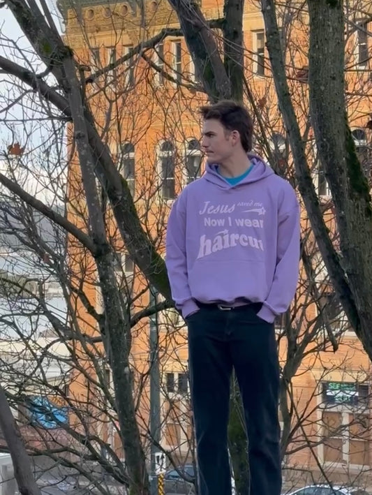 Lavender Jesus Hoodie Preorder