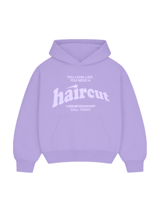 Haircut Hoodie Lavender