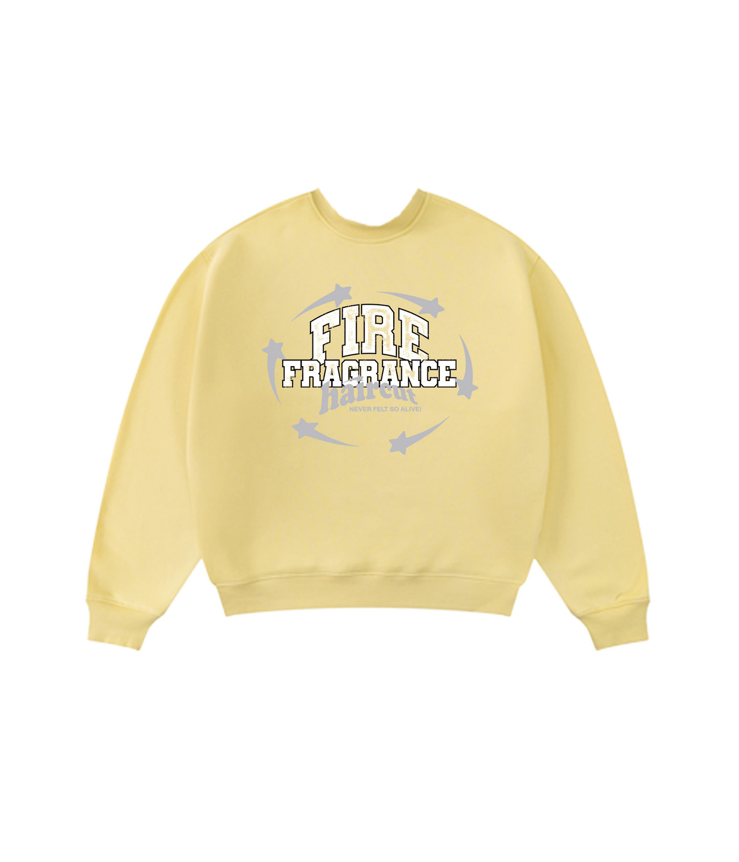 Haircut FF Crewneck Yellow