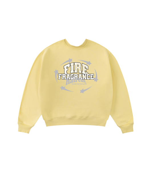 Haircut FF Crewneck Yellow
