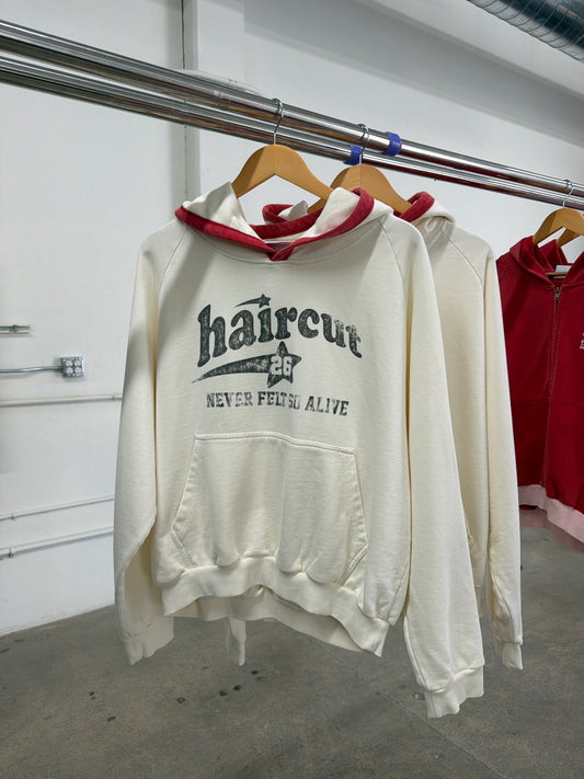 White Vintage Hoodie