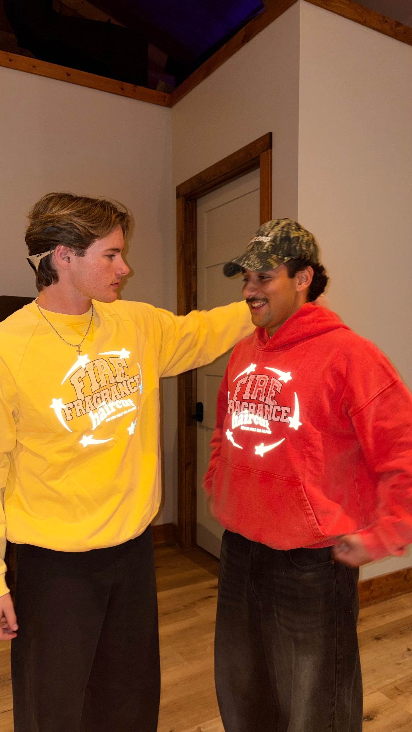 Haircut FF Crewneck Yellow