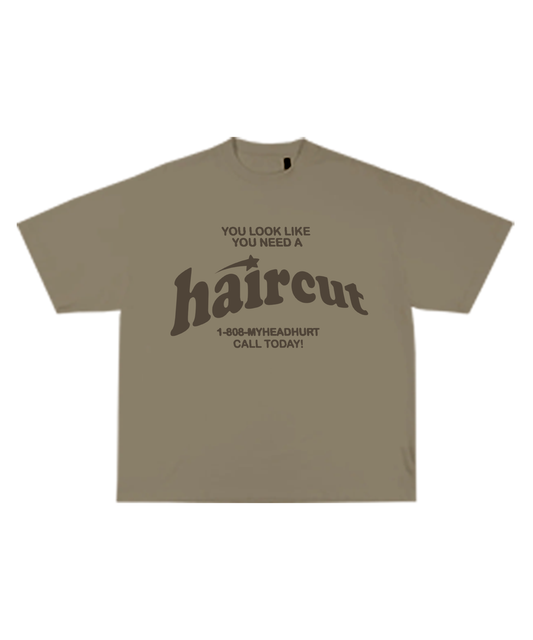 Haircut Fade Shirt Mocha