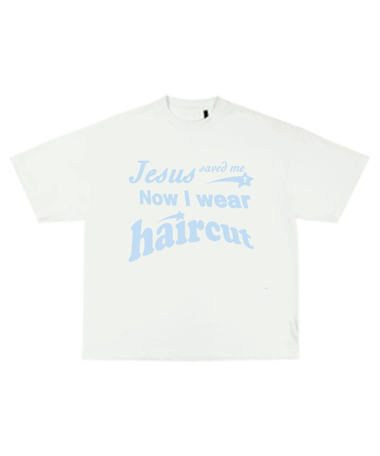Haircut Jesus Shirt White